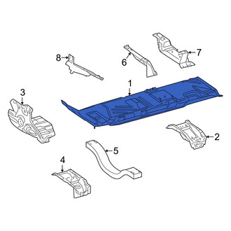 Mercedes-Benz OE - Front Left Floor Pan