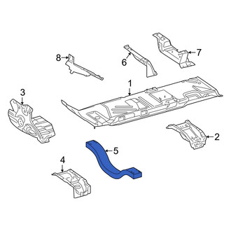 Mercedes-Benz OE - Floor Pan Reinforcement Bracket