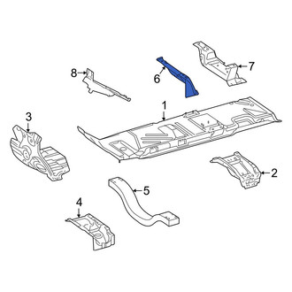 Mercedes-Benz OE - Front Left Seat Frame Mounting Base