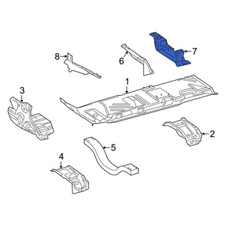 Mercedes-Benz OE - Rear Left Seat Frame Mounting Base