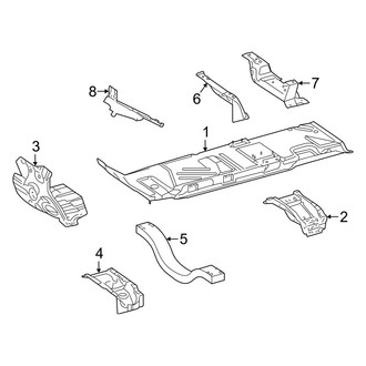 Mercedes-Benz OE - Pillars, Rocker & Floor - Front Floor