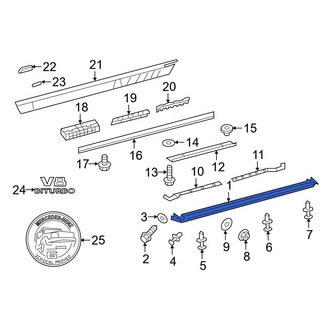 Mercedes-Benz OE - Left Rocker Panel Guard