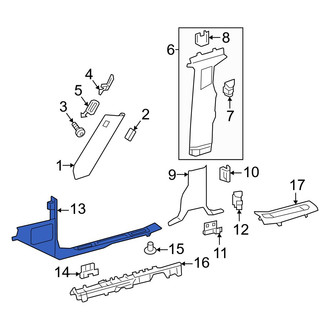 Mercedes-Benz OE - Center Right Door Sill Plate