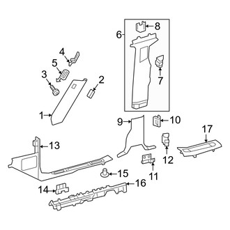 Mercedes-Benz OE - Pillars, Rocker & Floor - Interior Trim