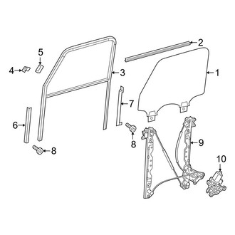 Mercedes-Benz OE - Front Door - Glass & Hardware