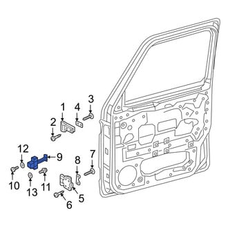Mercedes-Benz OE - Front Left Door Check