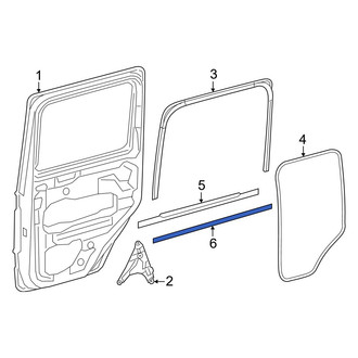 Mercedes-Benz OE - Door Molding