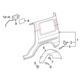 Mercedes-Benz OE - Quarter Panel & Components