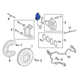 Mercedes-Benz OE - Rear Parking Brake Actuator