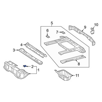 Mercedes-Benz OE - Floor Jack Bracket