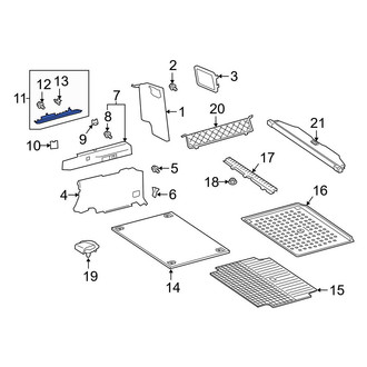 Mercedes-Benz OE - Rear Right Quarter Window Trim