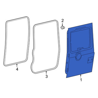 Mercedes-Benz OE - Rear Door Shell