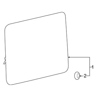 Mercedes-Benz OE - Back Door - Glass & Hardware