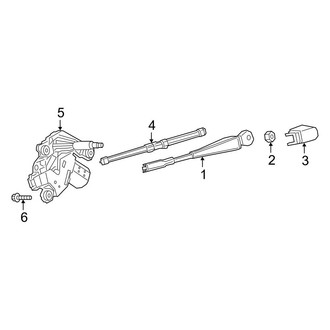 Mercedes-Benz OE - Back Door - Wiper & Washer Components (Base)