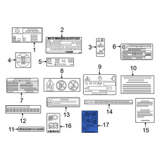 Mercedes-Benz OE - Engine Decal