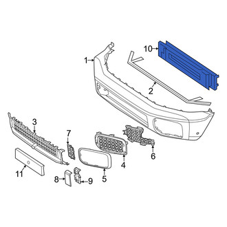 Mercedes-Benz OE - Front Bumper Impact Bar