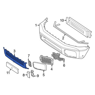 Mercedes-Benz OE - Front Lower Center Grille