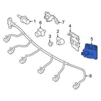Mercedes-Benz OE - Left Outer Parking Aid Sensor Bracket