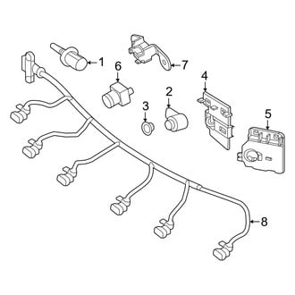 Mercedes-Benz OE - Front Bumper - Electrical Components