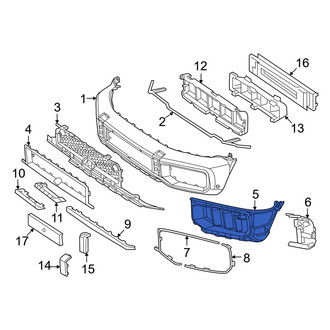 Mercedes-Benz OE - Front Left Grille