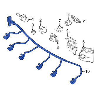 Mercedes-Benz OE - Front Parking Aid System Wiring Harness