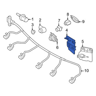 Mercedes-Benz OE - Left Inner Parking Aid Sensor Bracket