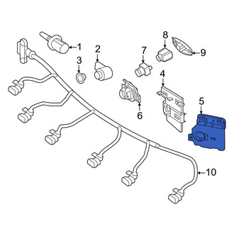 Mercedes-Benz OE - Left Outer Parking Aid Sensor Bracket