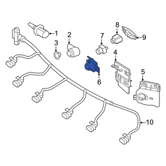 Mercedes-Benz OE - Center Left Parking Aid Sensor Bracket