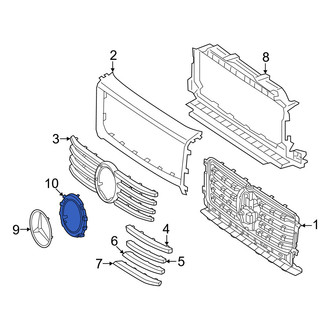 Mercedes-Benz OE - Grille Emblem Bracket