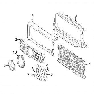 2025 Mercedes G Class Replacement Grilles | CARiD
