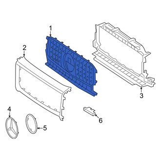 Mercedes-Benz OE - Front Lower Grille