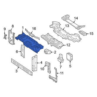 Mercedes-Benz OE - Front Upper Radiator Support Tie Bar