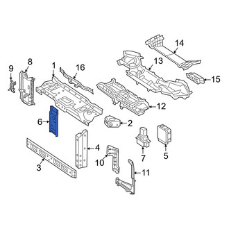 Mercedes-Benz OE - Cruise Control Distance Sensor Bracket