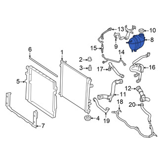 Mercedes-Benz OE - Drive Motor Inverter Coolant Reservoir