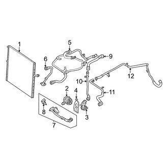 Mercedes-Benz OE - Cooling - Radiator (Low Temperature Cooler)