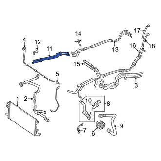 Mercedes-Benz OE - Drive Motor Battery Pack Coolant Hose