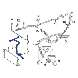 Mercedes-Benz OE - Drive Motor Battery Pack Coolant Hose