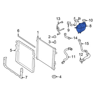 Mercedes-Benz OE - Engine Coolant Reservoir