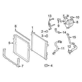 Mercedes-Benz OE - Cooling - Radiator & Components