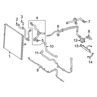 Mercedes-Benz OE - Cooling - Radiator (Low Temperature Cooler)