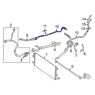 Mercedes-Benz OE - Drive Motor Battery Pack Coolant Hose