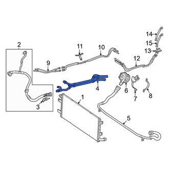 Mercedes-Benz OE - Drive Motor Battery Pack Coolant Hose