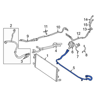 Mercedes-Benz OE - Drive Motor Battery Pack Coolant Hose