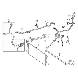 Mercedes-Benz OE - Cooling - Radiator (Battery Cooling)