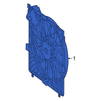 Mercedes-Benz OE - Engine Cooling Fan Assembly