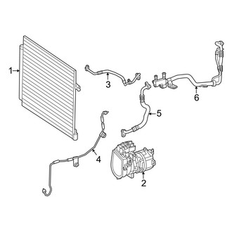 Mercedes-Benz OE - Air Conditioner & Heater - Condenser, Compressor & Lines