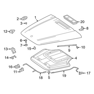 Mercedes-Benz OE - Hood & Components