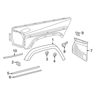 Mercedes-Benz OE - Fender - Exterior Trim