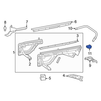 Mercedes-Benz OE - Left Suspension Strut Tower Bracket