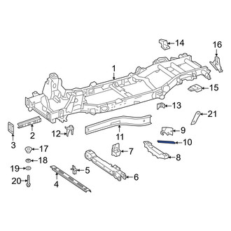 Mercedes-Benz OE - Front Right Suspension Crossmember Reinforcement
